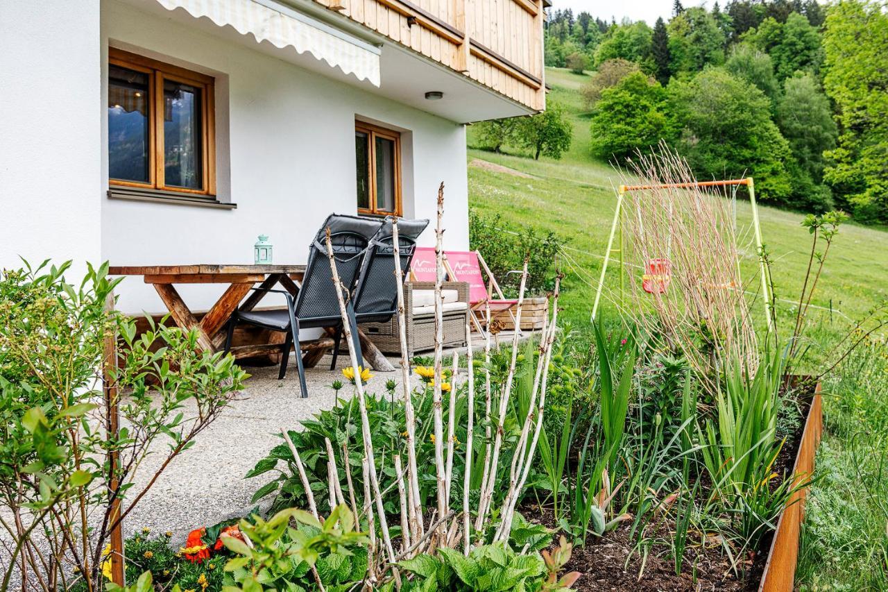 Ferienwohnung Haus grüner Wald Bartholomäberg Exterior foto