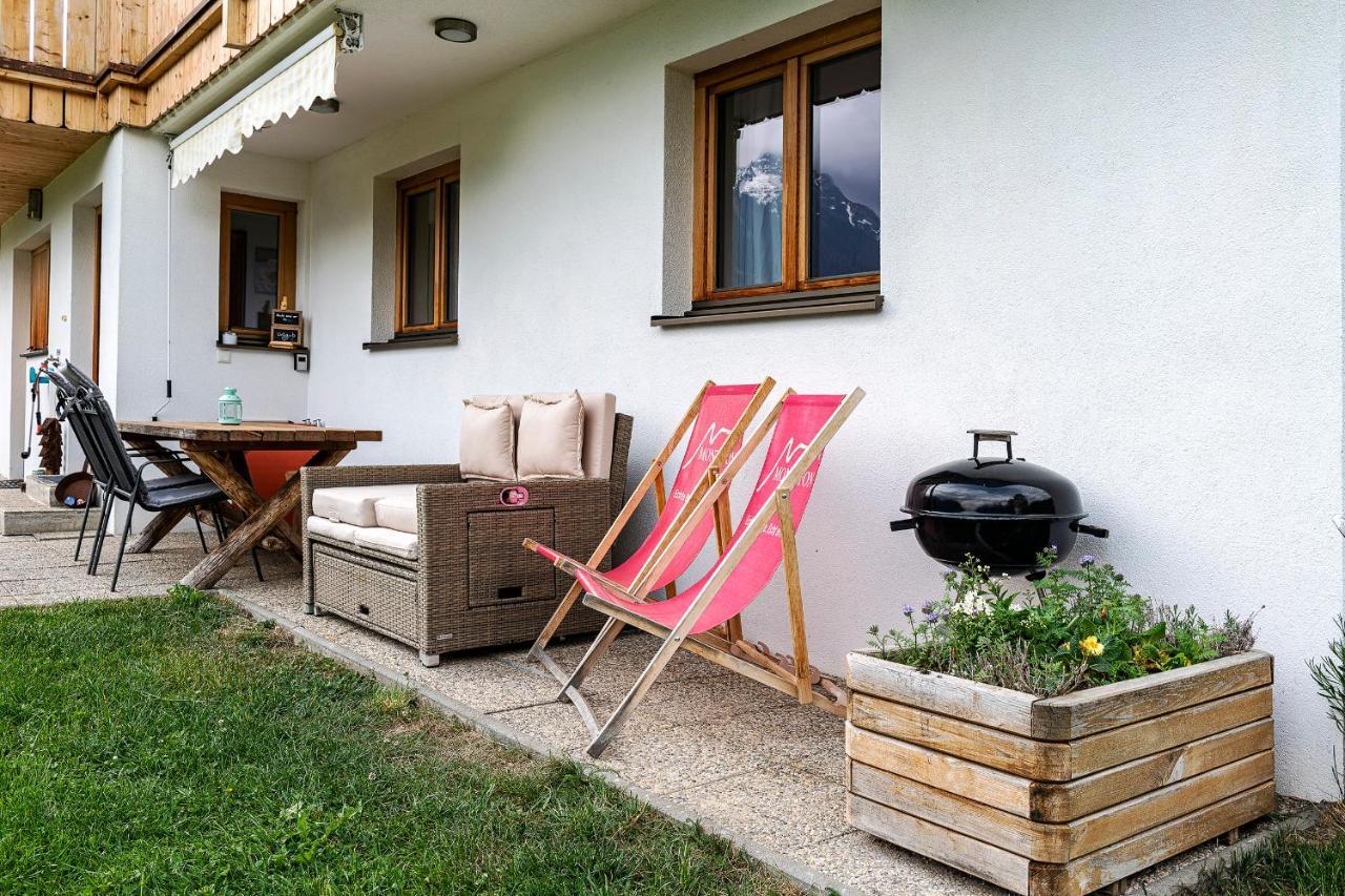Ferienwohnung Haus grüner Wald Bartholomäberg Exterior foto