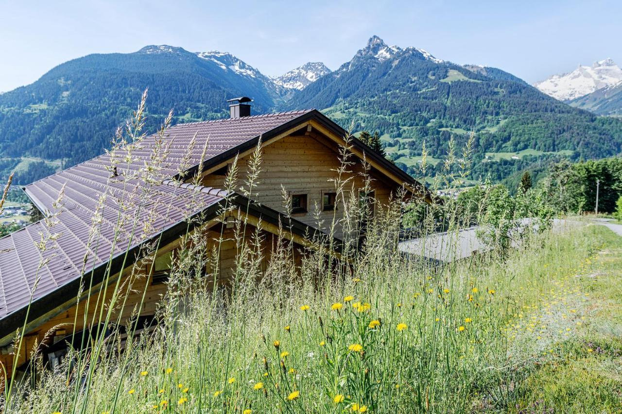 Ferienwohnung Haus grüner Wald Bartholomäberg Exterior foto